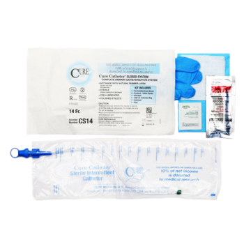 Cure Catheter Closed System - Singles or Kit