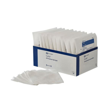 Covidien 8043 Curity 3 x 3 Inch All Purpose Sponge Gauze 4 Ply, Sterile, Packs of 2