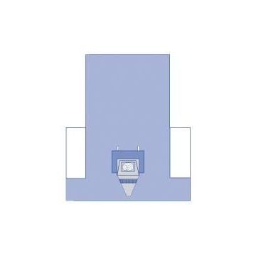 Medline Craniotomy T Surgical Drape with Pouch