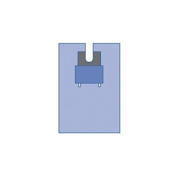 OrthoMax Body Split Surgical Drape, 89 x 115 in. - DYNJP8302