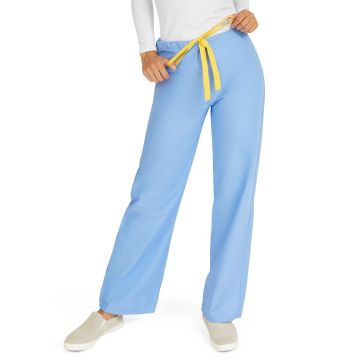 AngelStat Unisex Reversible Scrub Pants with Drawstring Waist