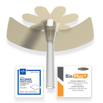 Liberty catheter with prep pads