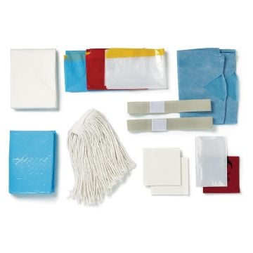 Medline QuickSuite Complete Turnover Solution Kits, Rayon or Microfiber Mop Head