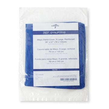 Medline Extra-Large Surgical Mayo Stand Covers, 30 x 57 in.
