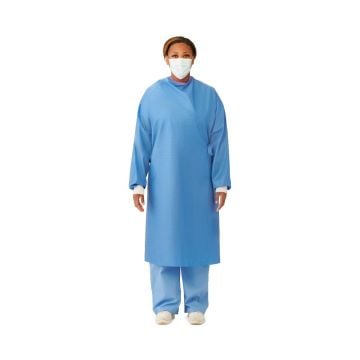 Aurora Non-Reinforced Surgical Gowns with Raglan Sleeves, Sterile