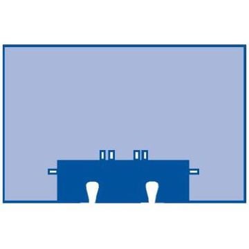 OrthoMax Dual Split Shoulder Surgical Drape, 111 x 60 in. - DYNJP8407