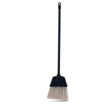 Medline Lobby Brooms, Plastic, Black/Gray - EVS2601H