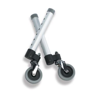 Medline Swivel Footpiece Sets, 3 in. Wheels - G07825-8