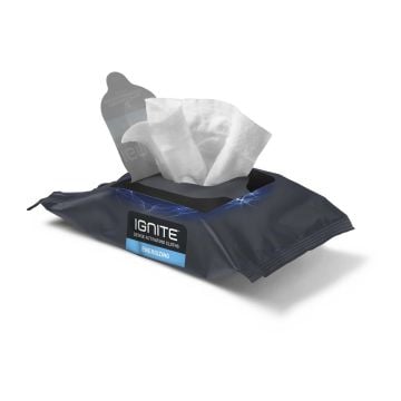 Medline Ignite Body Activating Cloths with Energizing Coffee and Pomegranate