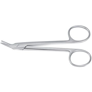 Medline Konig Wire Cutting Scissors, Universal, Angled, Serrated, 4-3/4 in. - MDS0883112