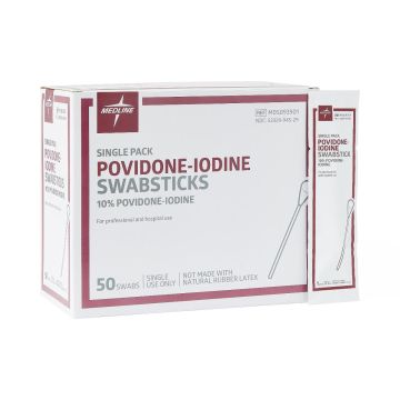 Betadine Povidone Iodine Swabstick and Pads