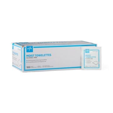 Medline Moist Cleansing Towelettes, 5 x 7 in.