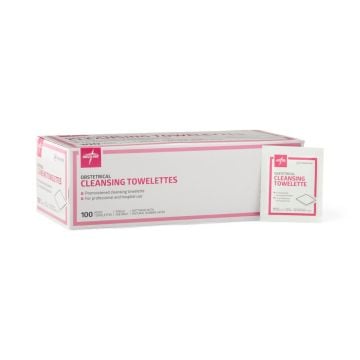 Medline Obstetrical Cleansing Towelettes, 5 x 7 in.