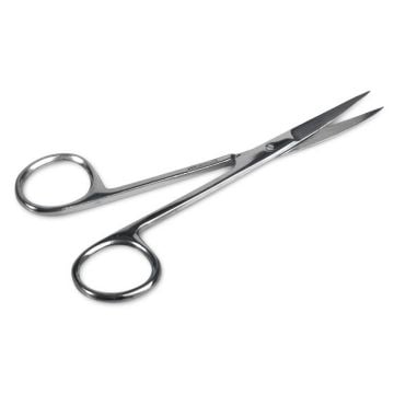 Medline Floor Grade Iris Straight Scissors, Single-Use