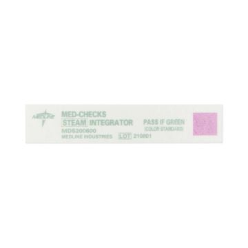 Medline Med-Checks Class 5 Steam Integrator Strips, 3-1/2 in.