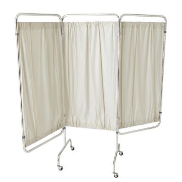 Medline Three-Panel Vinyl Privacy Screens