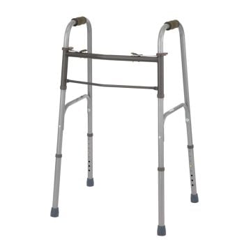 Medline Junior Two-Button Folding Walkers, Basic - MDS86410J4B
