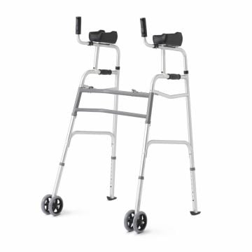 Medline Upright Folding Walkers, Adult or Junior