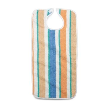 Medline Terry Cloth Striped Clothing Protectors