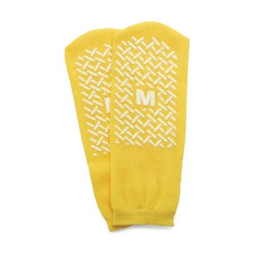 Yellow with white tread, medium