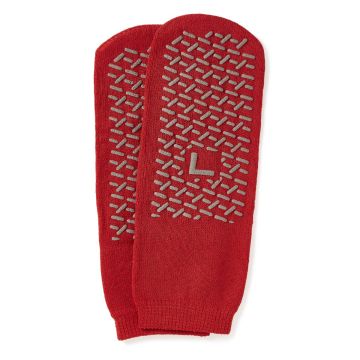 Red with gray tread, large