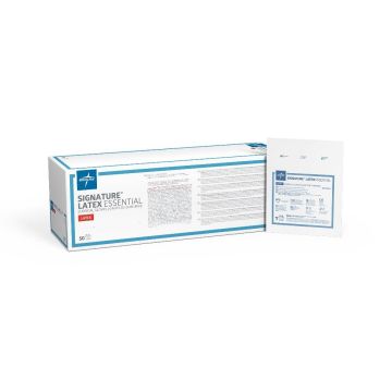 Medline Signature Latex Essential Surgical Gloves