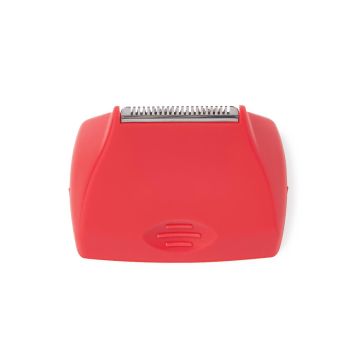 Red narrow flat style clipper blade