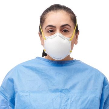 Medline Cone-Style N95 Surgical Respirator Mask, Regular or Small