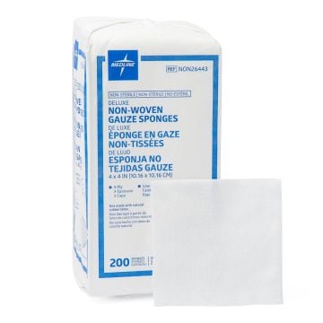 Avant 4 x 4 Inch Deluxe Gauze Sponges 3 Ply