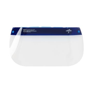 Medline Face Shields with Elastic Band, 3/4 Length