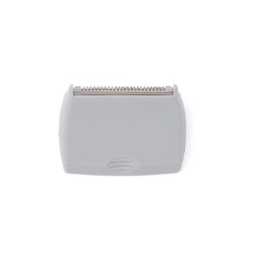 Gray universal flat-style clipper blade
