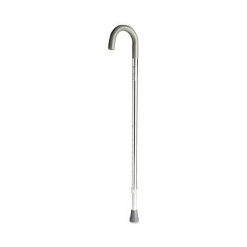 Medline Shepherd's Crook Handle Cane, Chrome - G05370
