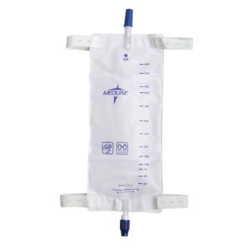 Vinyl Back, Twist Valve Drainage Port, Large, 32 oz.