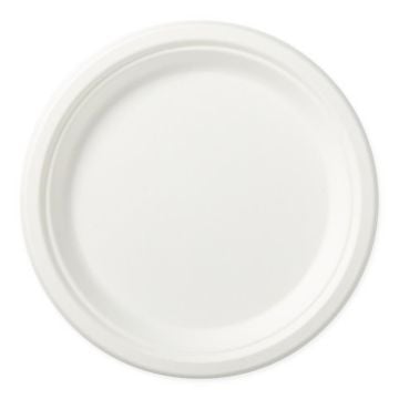 Medline Molded Fiber Paper Plates, 9 in.