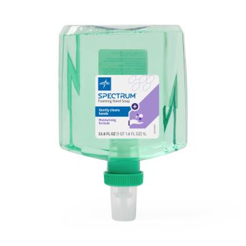 Medline Spectrum Advanced Foaming Hand Soap, Pear Scent, 7.5 oz. or 1000 mL