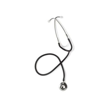Black Medline Dual-Head Stethoscope 