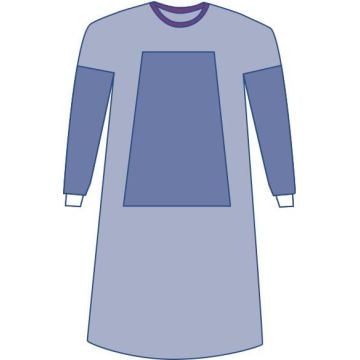 Medline Eclipse Fabric-Reinforced Surgical Gowns with Set-In Sleeves, Sterile