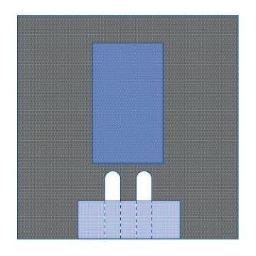 Medline Bilateral Split Surgical Drape - DYNJP4007