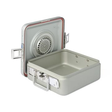 Steriset Half-Size Sterilization Containers, Various Depths