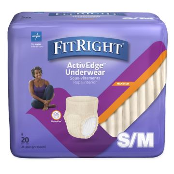 Medline FitRight ActivEdge Women Underwear