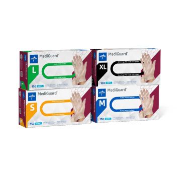 Medline MediGuard Vinyl Synthetic Exam Gloves