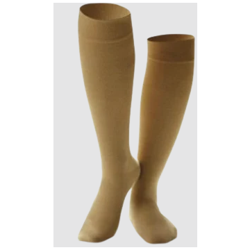 Shape To Fit 15-20 mmHg Cotton Casual Trouser Compression Socks, Closed Toe