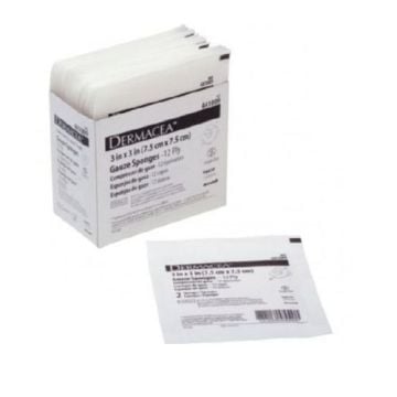 Dermacea 3x3 Gauze 12 Ply - Sterile