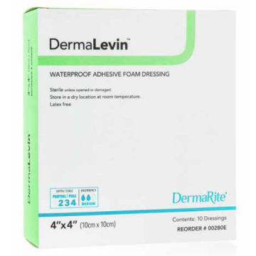 DermaLevin Adhesive Foam Dressing