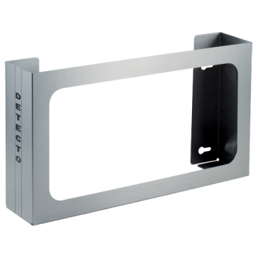 Large, 18 W x 10 H x 4 D Inch, Stainless Steel, Holds Three Boxes