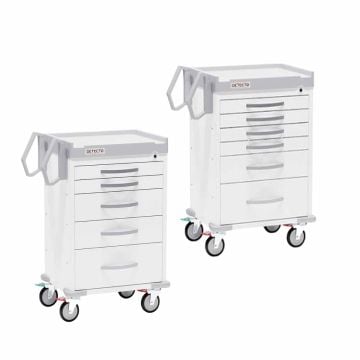 Detecto Rescue Series General Purpose Medical Carts - 5 Drawer
