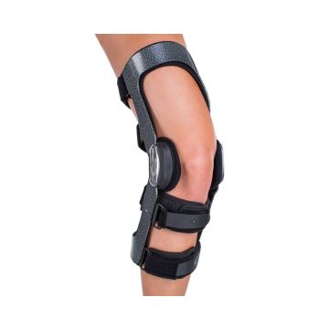 3X-Large DonJoy Armor Knee Brace With FourcePoint Hinge, Right, Standard Calf (11-1442-7)