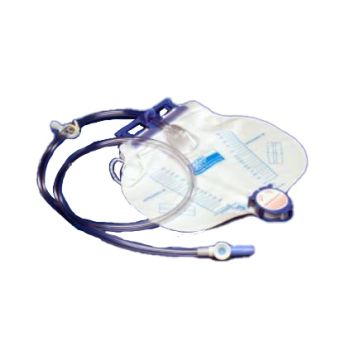 2000 mL Drain Bag with Anti-Reflux Chamber, 48 Inch Tubing