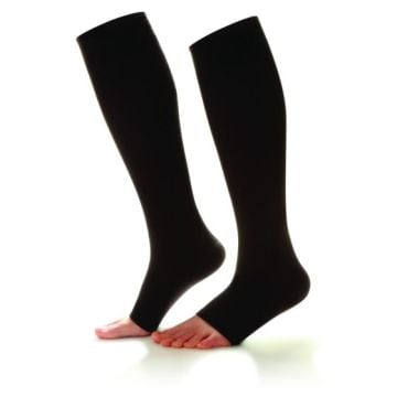 Shape To Fit Open Toe Compression Socks, 20-30 mmHg