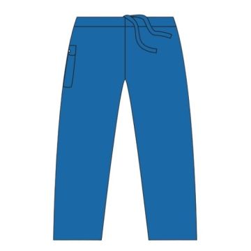 4X-Large Blue Drawstring Pants